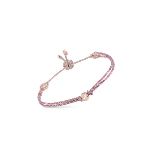 Zina Bracelets (Rose Gold Muted Burgundy)