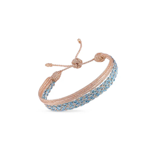 Duo Zyn + Mini arrow Bracelet Colors (Peach Cyan Powder blue