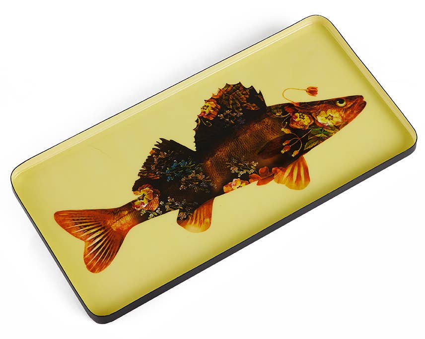 Flower Fish rectangular tray