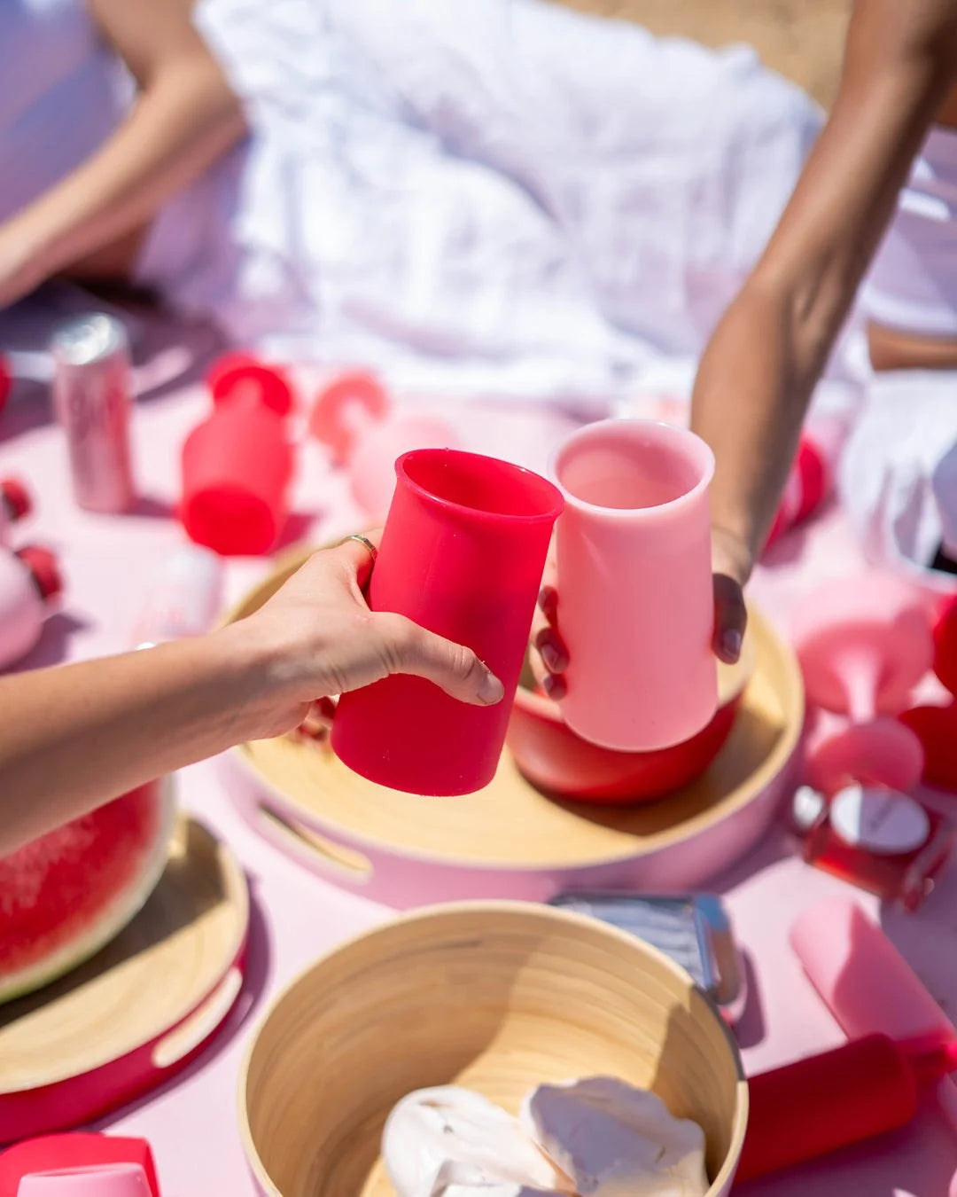 Cherry + Blush Stegg  Highball Glasses
