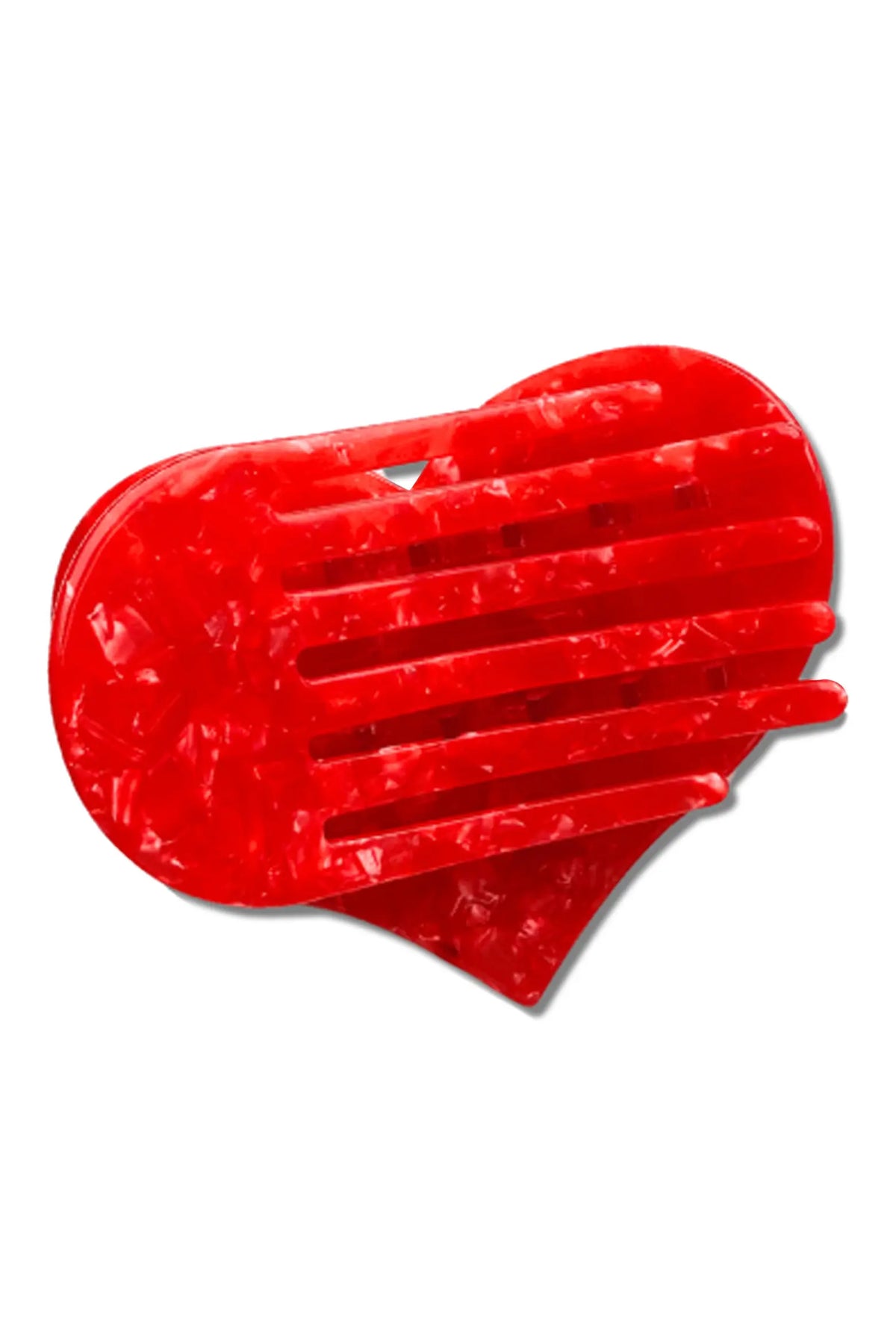 Heart Lay Down Claw Clip