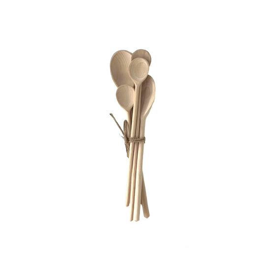 Beechwood Cooking Spoons Set of 5