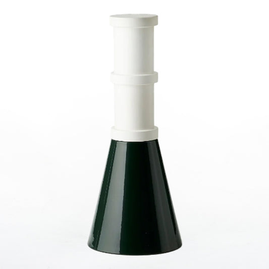 Scultura F.6 Matte White and Green Lucido