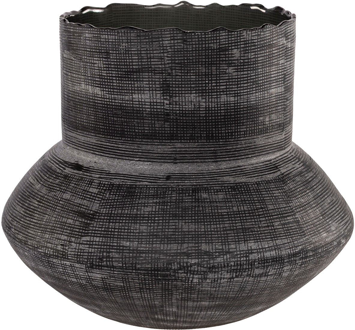 Glass Vase Low
