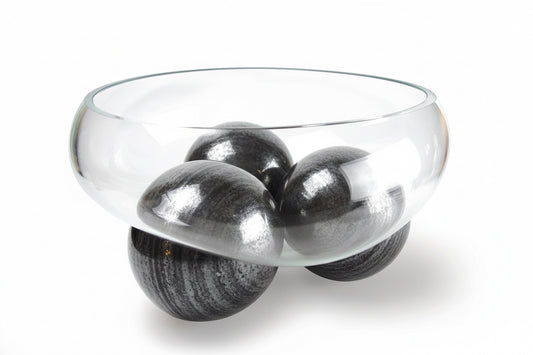 Coupe 3 Balls Gravity Transparent/Marbre Gris