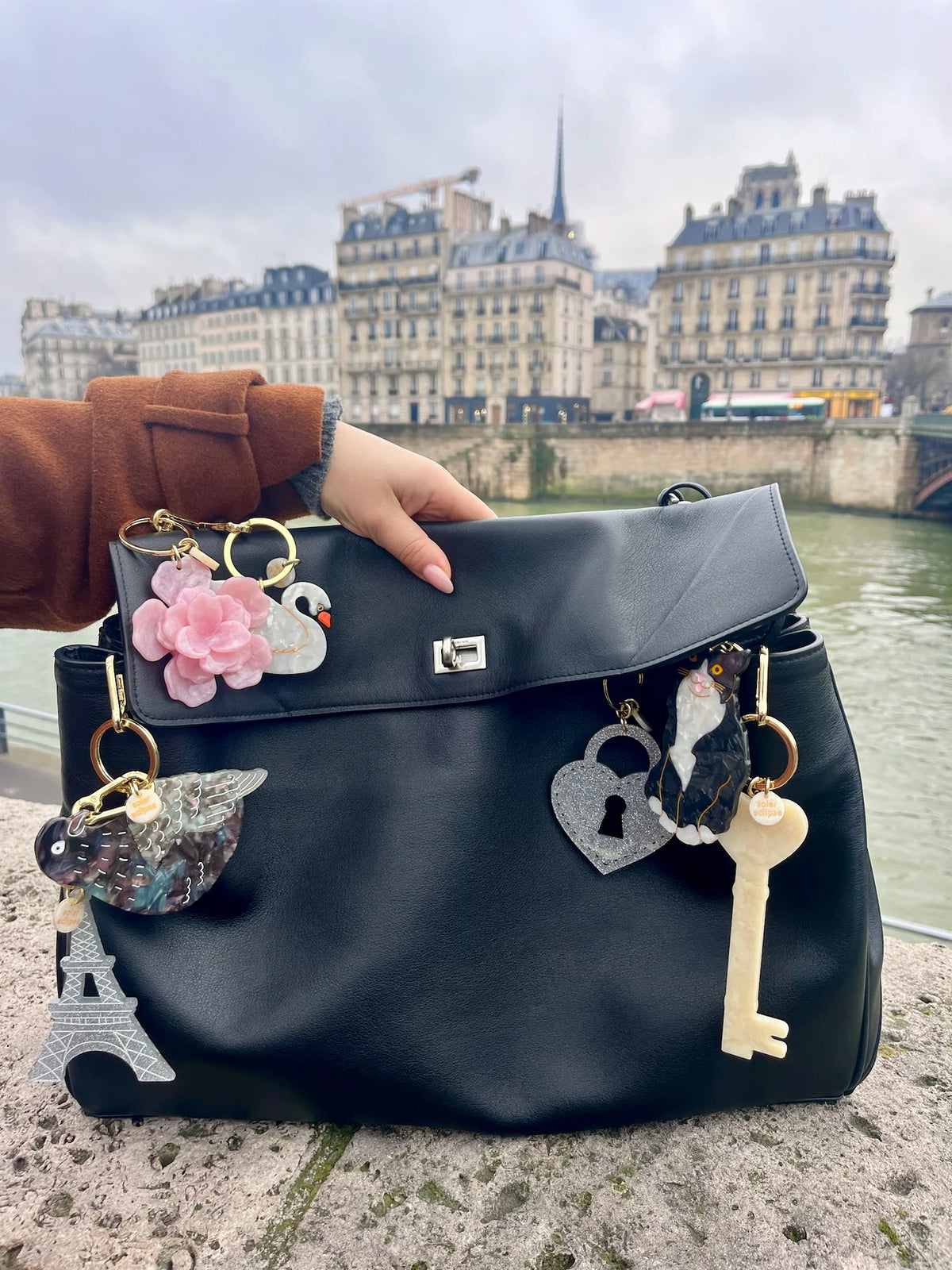 Key to My Heart Bag Charm + Keychain