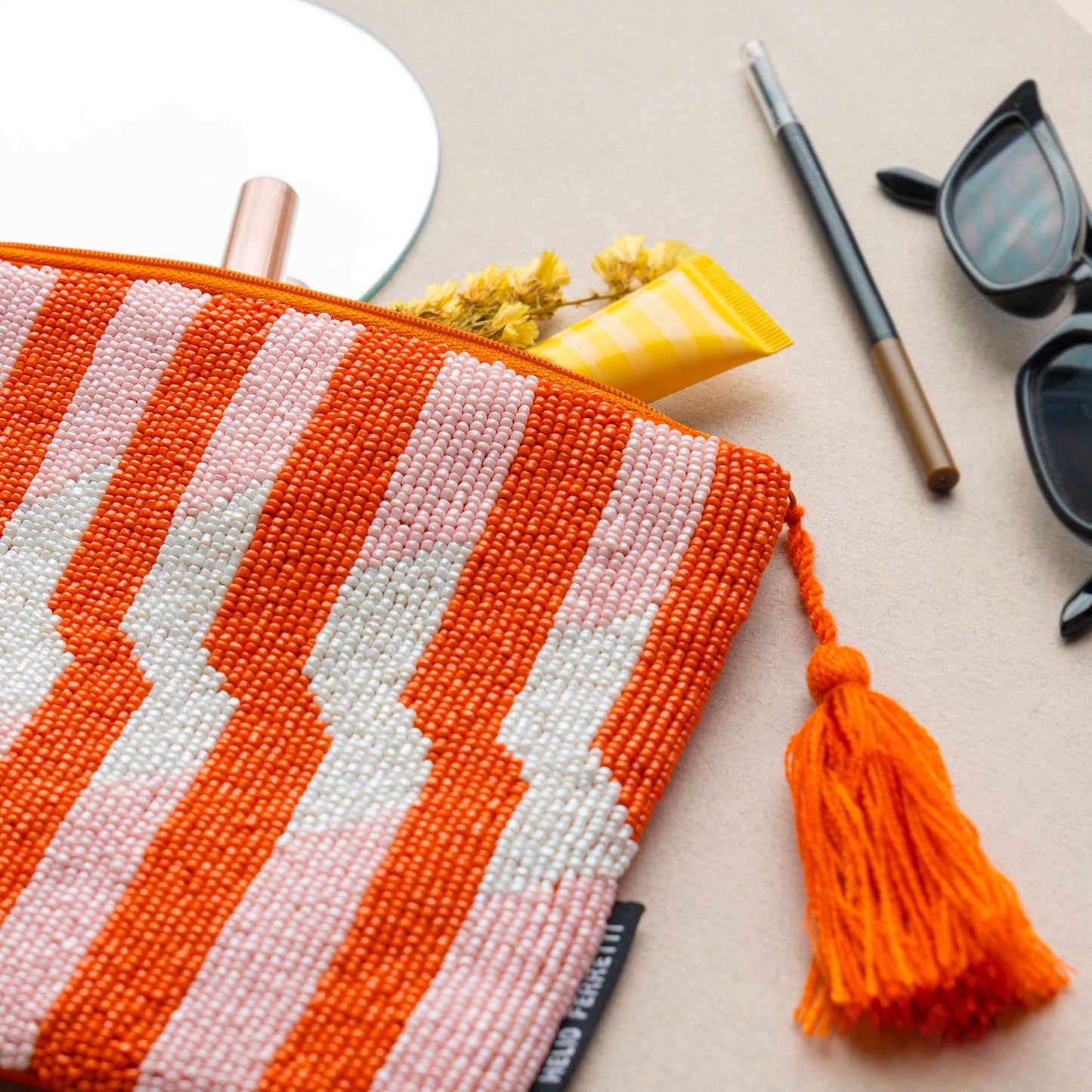 Clutch Rayos Naranja