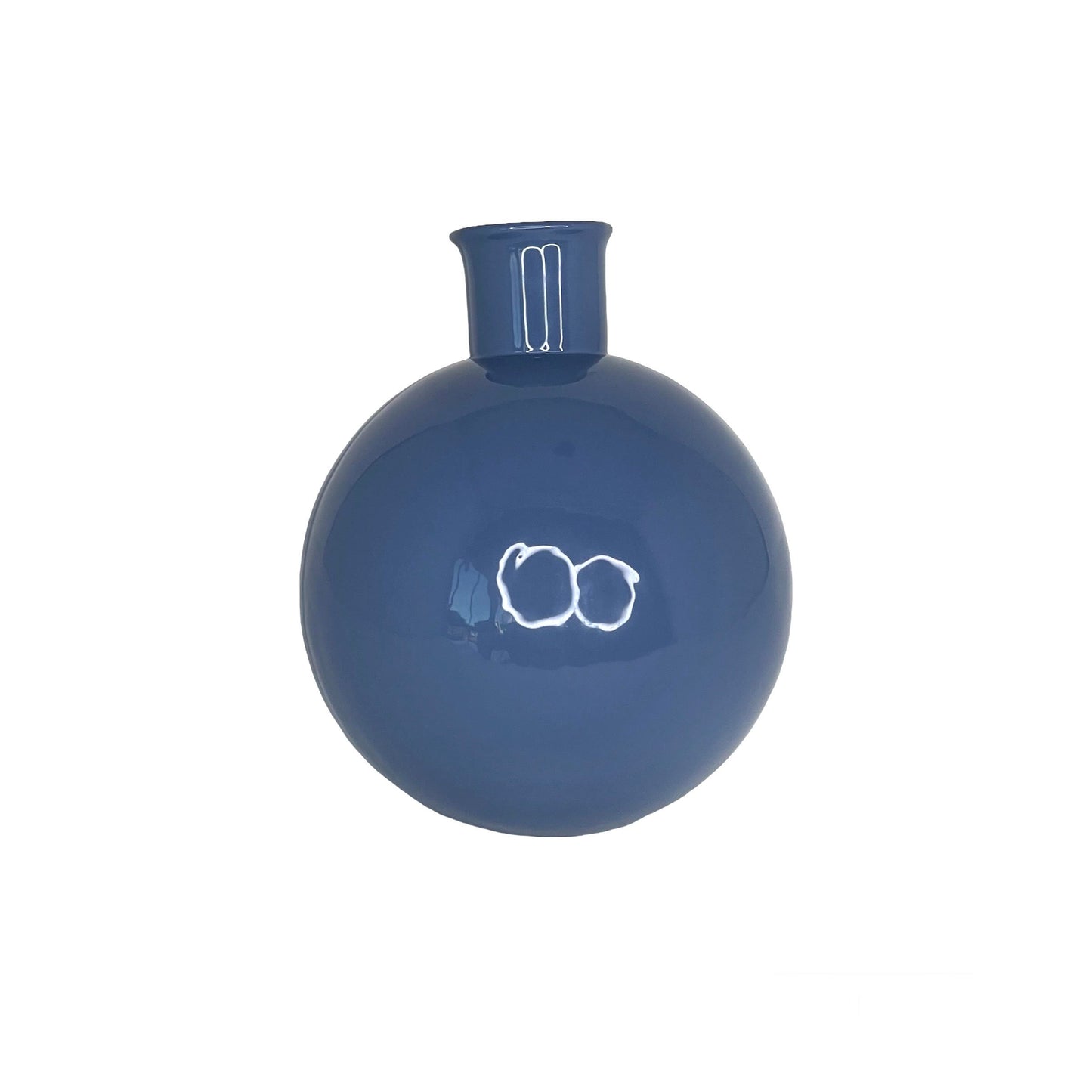 Denim Sphere Bud Vase