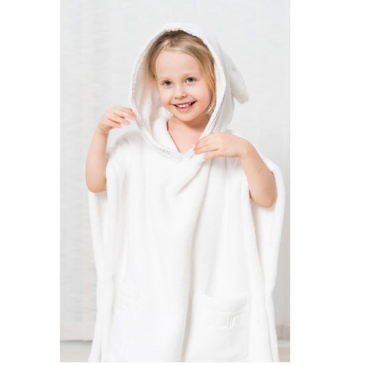 Poncho Towel 1-5 yrs. Snow