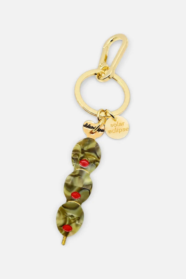 Martini Olives Bag Charm + Keychain