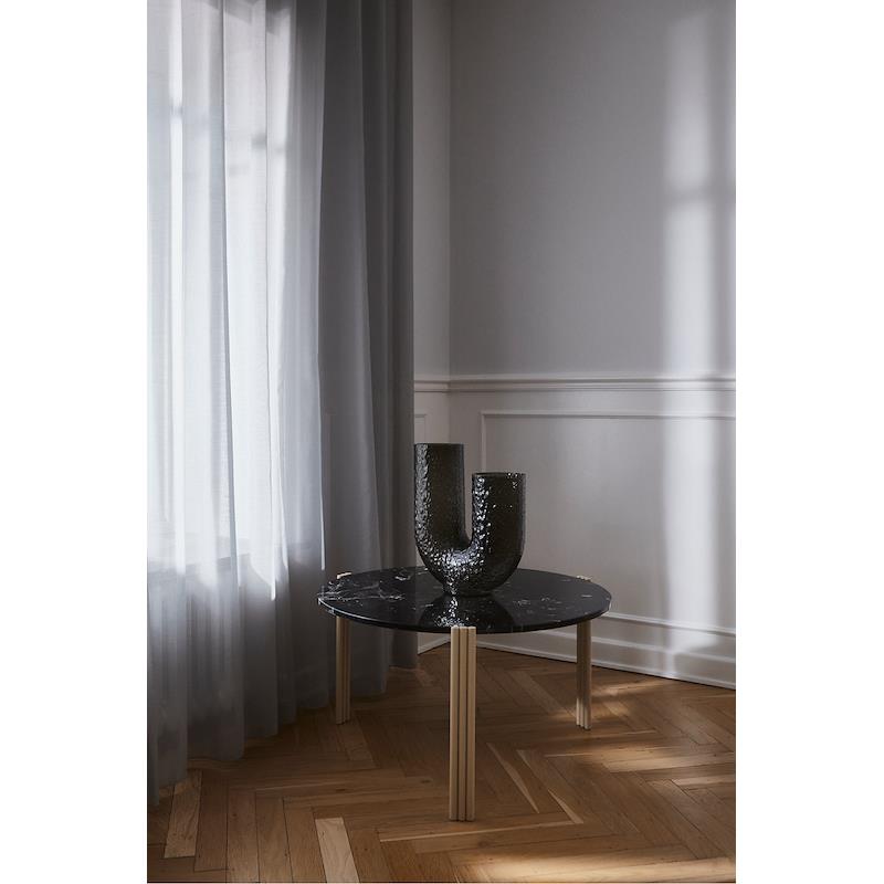 Arura High Glass Vase Black