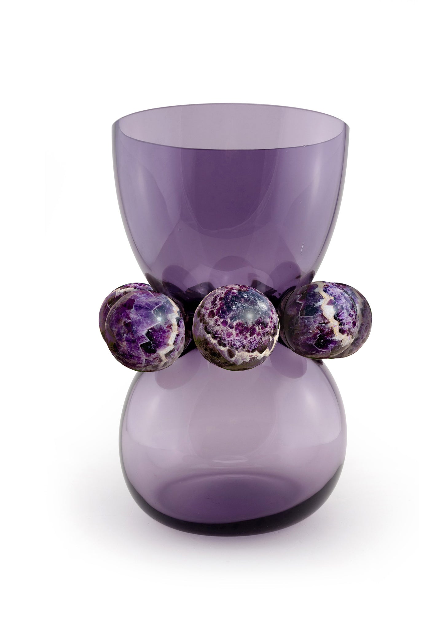 Vase Tiffany Dark Violet - Améthyste