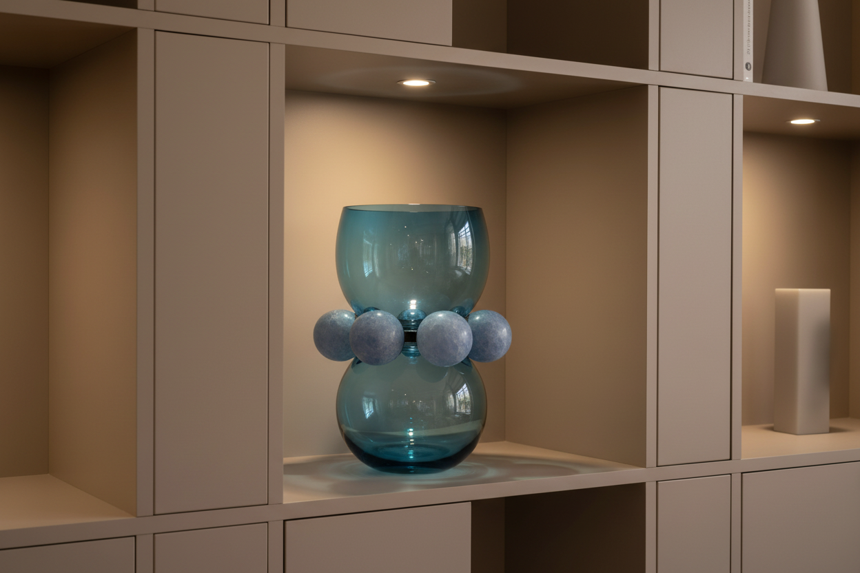 Vase Tiffany Ice Blue - Célestine