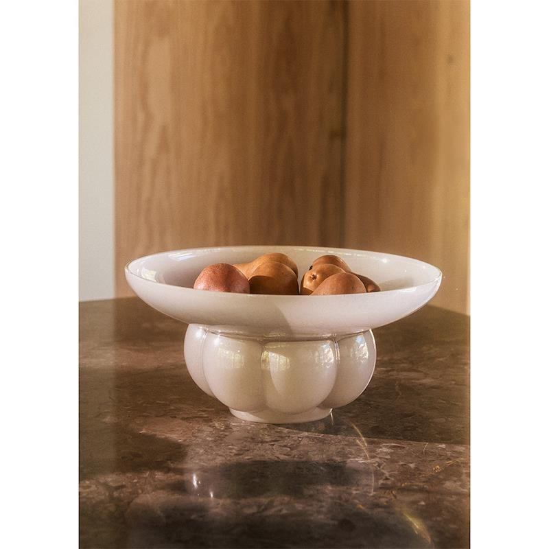 Uva Glass Bowl Dove