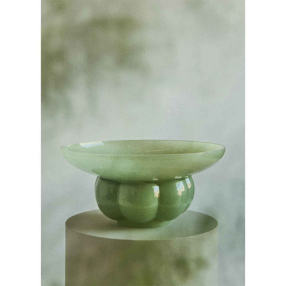 Uva Glass Bowl Pastel Green