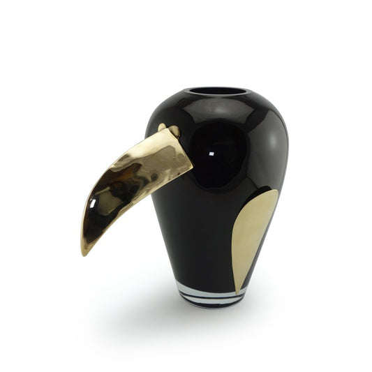 Vase Birdy Toucan Black