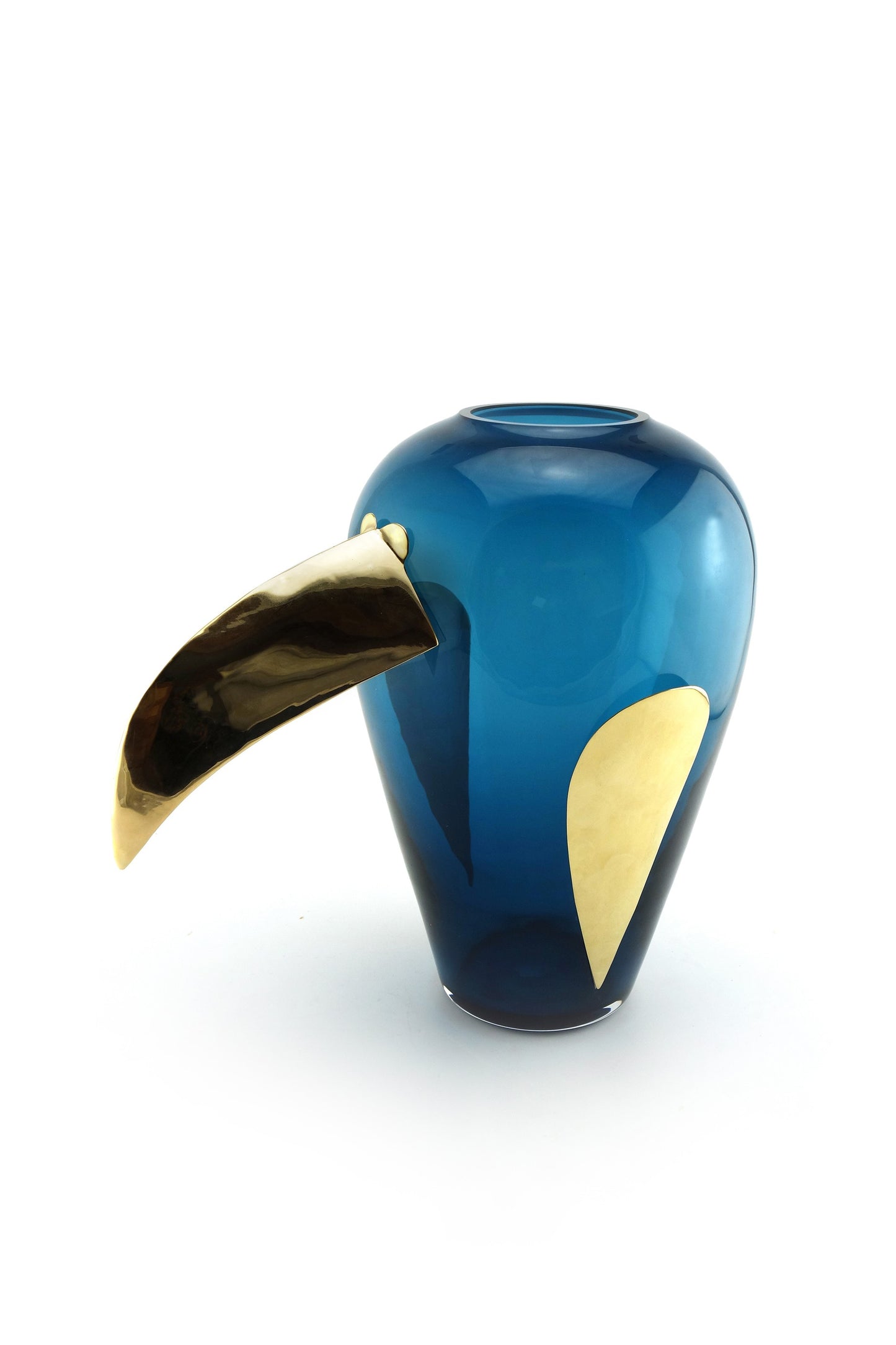 Vase Birdy Toucan Duck Blue
