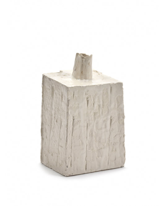 CERAMIC VASE WITH NECK S WHITE WITH LOVE FROM NATURE