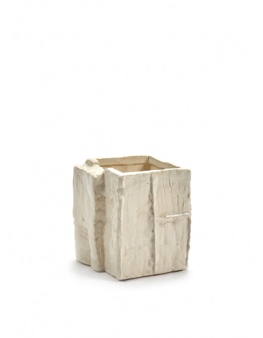 CERAMIC VASE WHITE WITH LOVE FROM NATURE