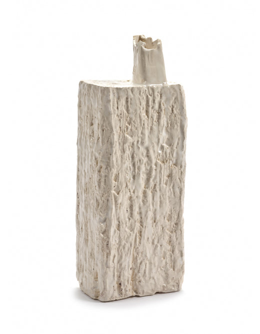 CERAMIC VASE WITH NECK L WHITE WITH LOVE FROM NATURE