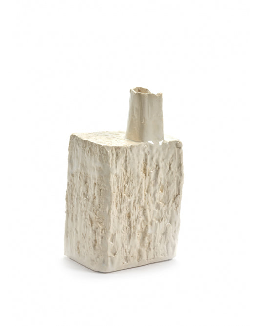 CERAMIC VASE WITH NECK S WHITE WITH LOVE FROM NATURE