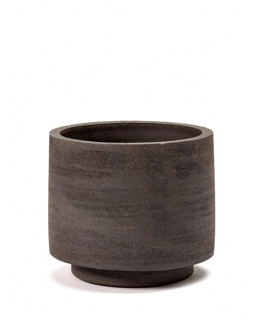 Pot Cylinder Black