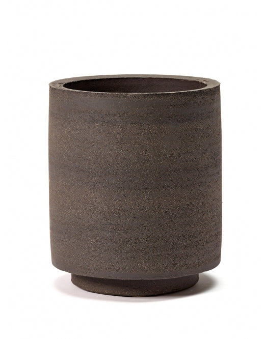 Pot Cylinder Black