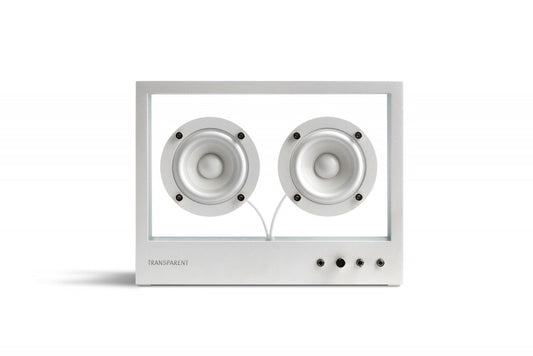Small Transparent Speaker White