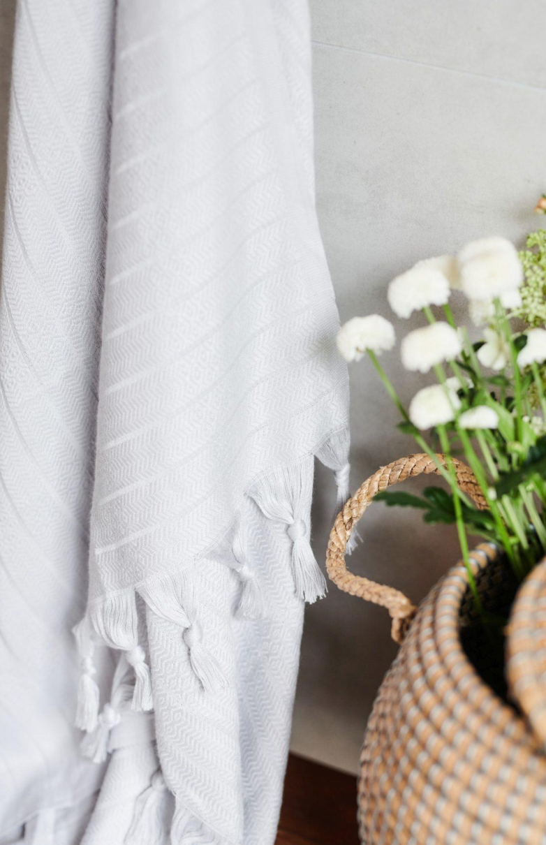Bamboo Towel 90x180cm Pearl Grey